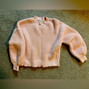 Banana Republic Pink Crew Neck Sweater Warm Knit